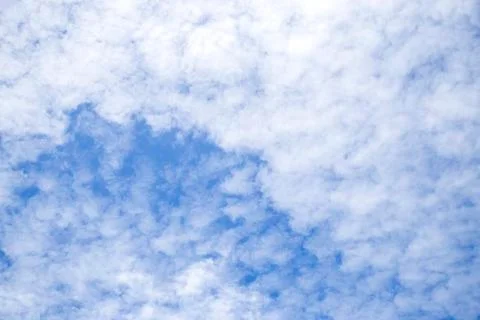 View white cloud with blue sky Stock Photos