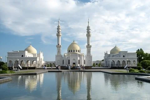 View of the White Mosque. Stock Photos