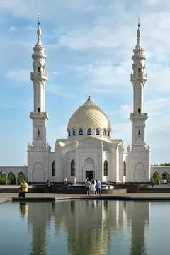View of the White Mosque. Stock Photos