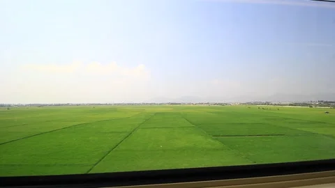 THE VIEW FROM WHOOSH TRAIN WINDOW Video stock 252758277