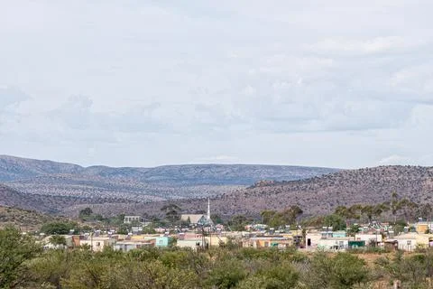 View of Willowmore in the Eastern Cape Province Stock Photos
