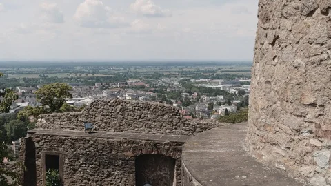 View from Windeck, Weinheim Stock Footage 90268566