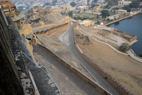 View of Winding Road Stock Photos