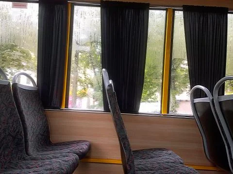 View from the window of the bus Stock Photos