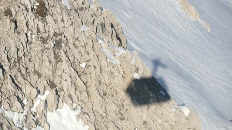 View from the window cable car Stock Footage 74677271