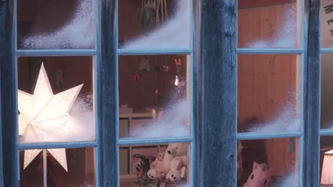 View from the window into the children's room. Stock Footage 265440915