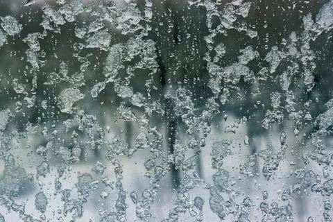 View from the window on a cloudy day. Stock Photos