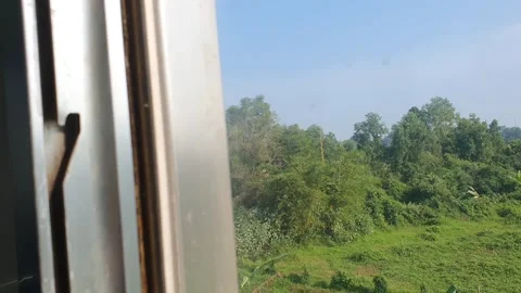 View from the window of the Commuter Line Train 스톡 동영상 279295611