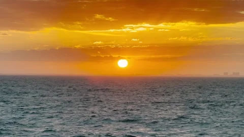 A view from the window of the Cruise Ship in the late afternoon. Stock Footage 267520728