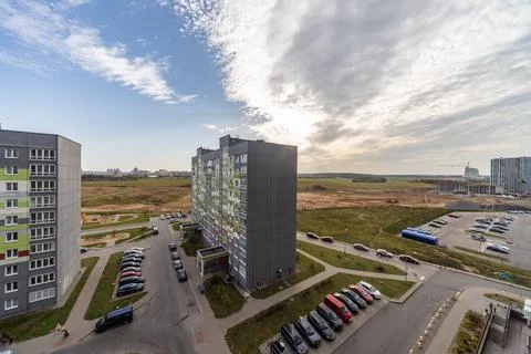 View from window in fall Stock Photos