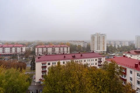 View from window in fall Stock Photos
