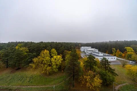 View from window in fall Stock Photos