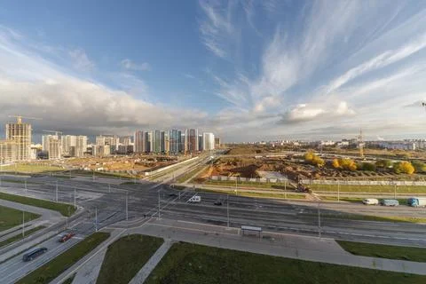 View from window in fall Stock Photos