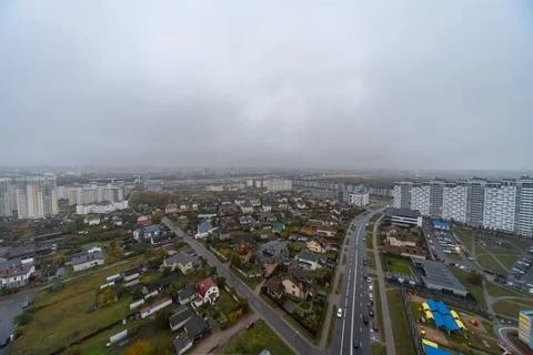 View from window in fall Stock Photos