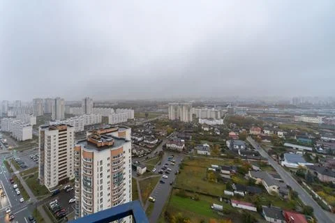 View from window in fall Stock Photos