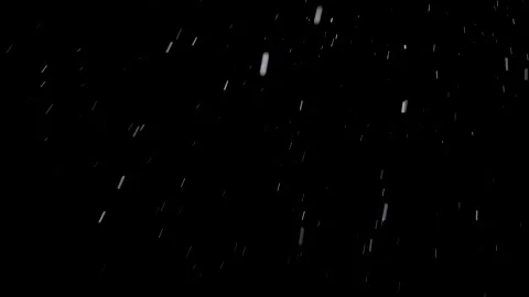 View from the window to the falling snow at night. Winter screensaver Stock Footage 151151960