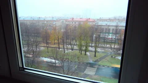 View from window 库存影片 12438986