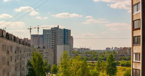 View from the window Stock Footage 130295494