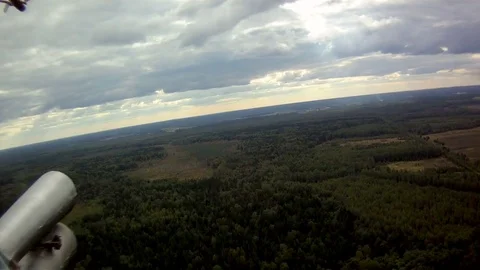 View from window of helicopter Video stock 77095727