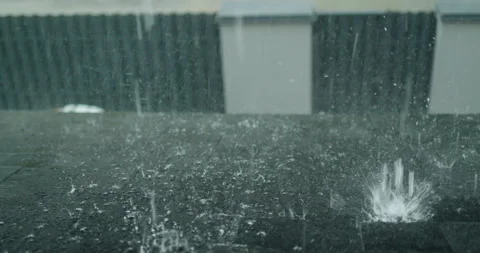 View from the window of the house on the part of the roof, where there is a Stock Footage 249521802