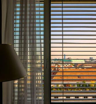 View from the window, interior Stock Photos