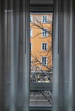 View from the window, interior Stock Photos