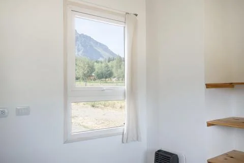 View from the window on the mountain Stock Photos