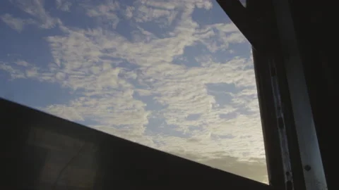 View From Window Of Old Train Moves On Countryside ，Tanzania Stock Footage 132518671