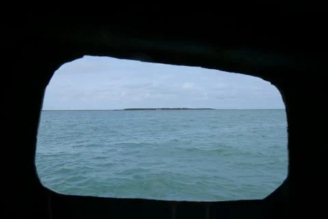 View from a window overlooking Stock Photos