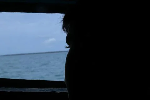 View from a window overlooking Stock Photos