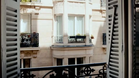 View from window in paris 스톡 동영상 272604434