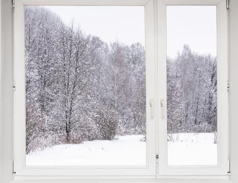 View from the window on the Foto stock