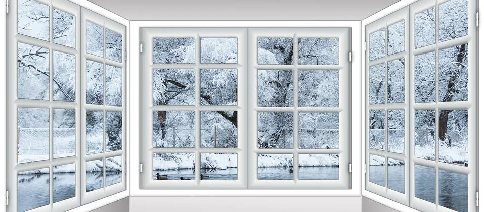 View from the window on the Foto stock