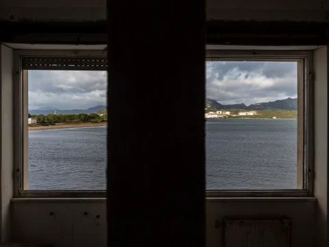 A view from a window Stock Photos