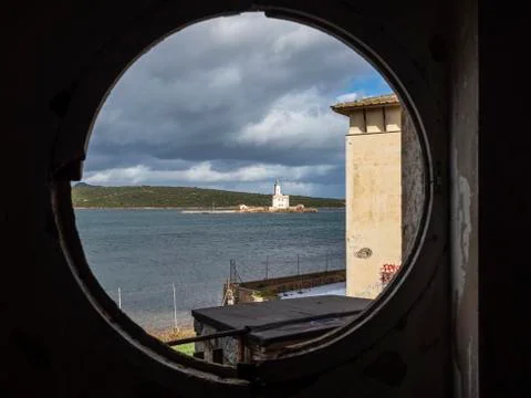 A view from a window Stock Photos