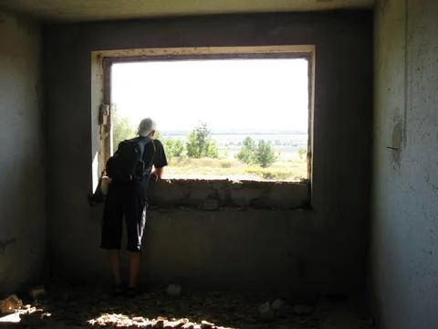 View from the window Foto stock