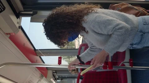 View from the window of a plane on the ground having just landed. Concept: ai Stock Footage 154163393