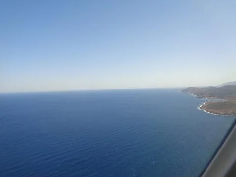 View from the window plane Stock Photos