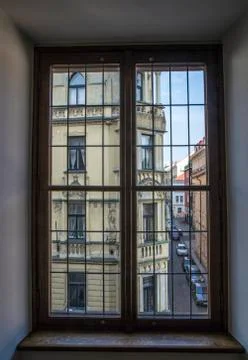 View from the window. Prague. Stock Photos