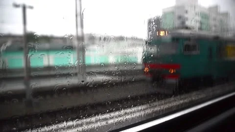 The view from the window of the railway 動画素材 129711474