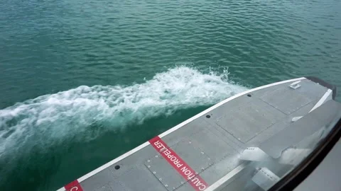 View from the window of seaplane before takeoff Video stock 282950659