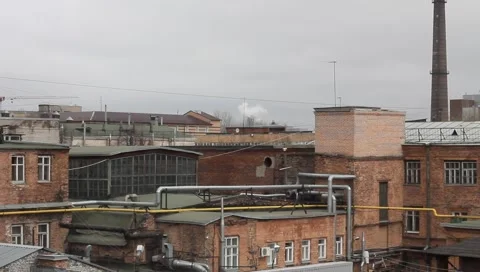 View from the window into the yard Stock Footage 4710582