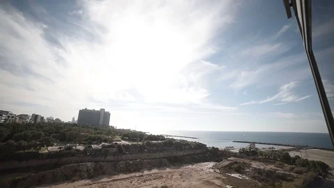 The View from the Windows of the Sea Stock Footage 72785715