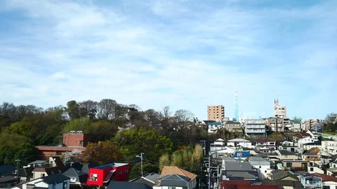 View from windows of Shinkansen high speed train in Japan Vidéo 74923255