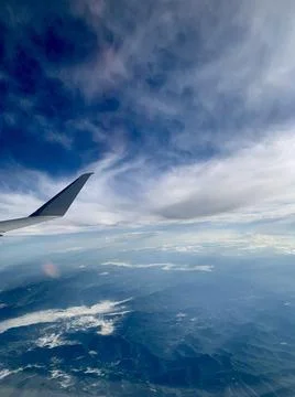 View off the wing Stock-Fotos