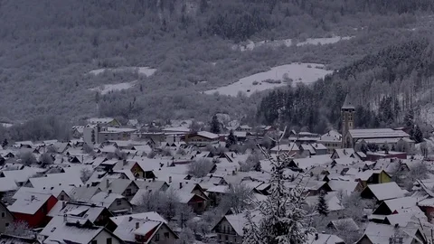 View of winter Terchová. 스톡 동영상 83251199