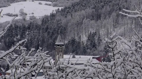 View of winter Terchová. Stock-Footage 83251489