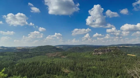 View from Winterstein north,4k,timelapse Stock Footage 230949453