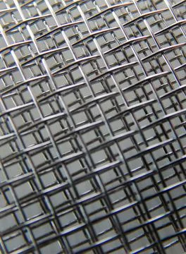 View of a wire mesh for use as a background Stock Photos
