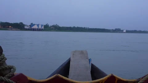 View from Wooden Boat Stock Footage 336686858
